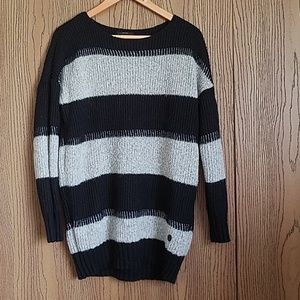 Black Grey striped Only Pullover